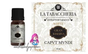 La Tabaccheria CAPVT MVNDI White Aroma 10 ml Gran Riserva la tabaccheria capvt mvndi liquidi sigaretta elettronica recensioni